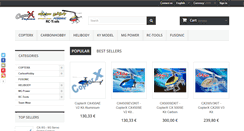 Desktop Screenshot of copterx-france.com